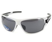 Tifosi Amok Sunglasses (White/Black) (Smoke/AC Red/Clear Lenses) | product-related