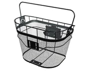 more-results: The Front Wire Basket is a sturdy handlebar-mounted metal basket for shopping trips an