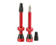 more-results: Tubolight Tubeless Valves (Red) (Presta) (Insert Compatible) (50mm)