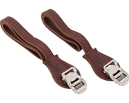 Velo Orange Grand Cru Leather Toe Straps (Brown) | product-related