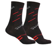 VeloToze Active Compression Wool Socks (Black/Red) | product-related