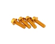 Wolf Tooth Components Aluminum Bottle Cage Bolts (Gold) (4-Pack) | product-related