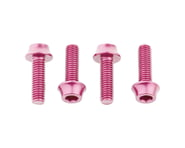 Wolf Tooth Components Aluminum Bottle Cage Bolts (Pink) (4-Pack) | product-related