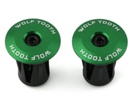Wolf Tooth Components Alloy Bar End Plugs (Green) | product-related