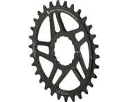 Wolf Tooth Components PowerTrac Oval Chainring (Black) (Reverse-Dish) | product-related