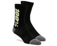 100% Rhythm Merino Socks (Black/Yellow) (S/M)