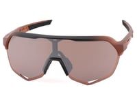 100% S2 Sunglasses (Matte Translucent Brown Fade) (HiPER Silver Mirror Lens)