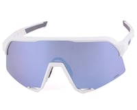 100% S3 Sunglasses (Matte Black) (HiPER Blue Multilayer Mirror Lens)