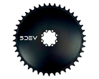 5Dev Aluminum Aero Road Chainring (Black) (8-Bolt SRAM)