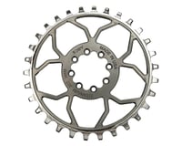 5Dev Titanium 8-Bolt Chainring (Raw/Silver) (3mm Offset)