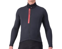 Castelli Entrata Thermal Long Sleeve Jersey (Light Black/Red)