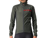 Castelli Women's Squadra Stretch Jacket (Military Green/Dark Grey)