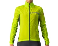 Castelli Women's Squadra Stretch Jacket (Electric Lime/Dark Grey) (L)