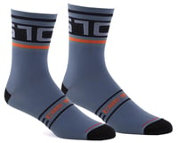Castelli Prologo 15 Sock (Light Steel Blue/Pop Orange-Black)