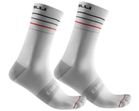Castelli Endurance 15 Socks (White/Black/Red)
