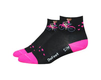 DeFeet Aireator 2" Joy Ride Sock (Black/Pink) (L)