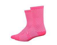 DeFeet Evo Mount Ventoux 6" Socks (Flamingo Pink)