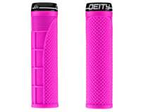 Deity Megattack Lock-On Grips (Pink) (140mm)