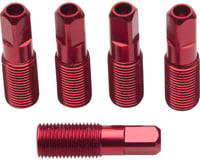 Easton 5-Pack of External Threadead 2.0 x 17mm Red Alloy Spoke Nipples