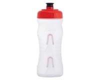 Fabric Cageless Water Bottle (Clear/Red)