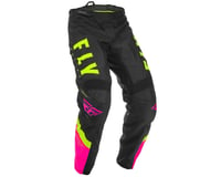 Fly Racing Youth F-16 Pants (Neon Pink/Black/Hi-Vis)