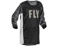 Fly Racing Youth Kinetic Mesh Jersey (Black/White/Grey)