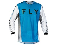 Fly Racing Kinetic Mesh Kore Long Sleeve Jersey (Blue/White/Hi-Vis Yellow)