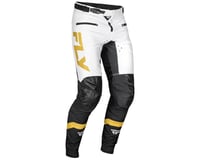 Fly Racing Youth Rayce Bicycle Pants (White/Black/Gold)