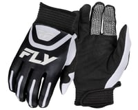 Fly Racing F-16 Long Finger Gloves (Black/White)