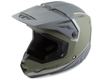 Fly Racing Kinetic Vision Full Face Helmet (Olive Green/Grey)