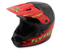 Fly Racing Youth Kinetic Surge Full Face Helmet (Black/Red/Yellow)