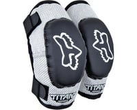 Fox Racing PeeWee Titan Elbow Guard (Black/Silver) (Youth M/L)