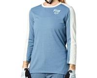 Fox Racing Women's Ranger DriRelease 3/4 Sleeve Jersey (Matte Blue) (XL)