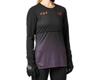 Fox Racing Women's Flexair Long Sleeve Jersey (Black/Purple) (XL)