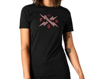 Fox Racing Women's Calibrated Short Sleeve Tech Tee (Black) (L)