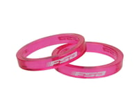 FSA PolyCarbonate Headset Spacers (Pink) (1-1/8") (10)