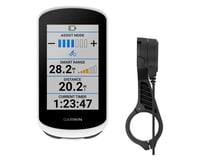 Garmin Edge Explore 2 GPS Cycling Computer Power Mount Bundle (White)