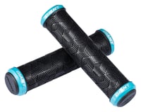 Giant Tactal Double Lock-On Grips (Black/Giant Blue) (135mm) (Pair)