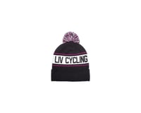 Liv Fireside Pom-Pom Beanie (Black/Aubergine) (Universal Women's)