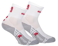 Giordana FR-C Women's Mid Cuff Sock (White/Red) (M)