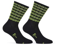 Giordana FR-C Tall "G" Socks (Black/Acid Green)