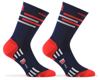 Giordana FR-C Tall Lines Socks (Midnight Blue/Red/Grey)