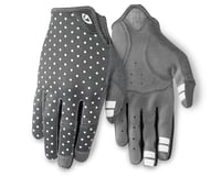 Giro Women's LA DND Long Finger Gloves (Grey/White Dots) (L)