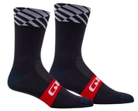 Giro Seasonal Merino Wool Socks (Red/White/Charcoal)