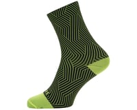 Gore Wear C3 Mid Socks (Neon Yellow/Black)