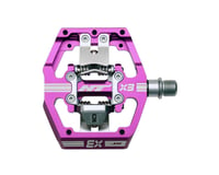 HT X3 Clipless Platform Pedals (Purple) (9/16")