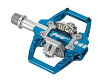 HT T1 Enduro Race Pedals (Blue) (Dual Sided) (Clipless w/ Platform)