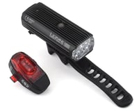 Lezyne Mega Drive 1800I Pro Headlight & Tail Light Set (Black/High Gloss)