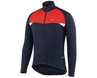 Louis Garneau Peloton Long Sleeve Jersey (Black Navy/Red) (L)