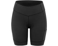 Louis Garneau Women's Fit Sensor Texture 7.5 Shorts (Black) (L)